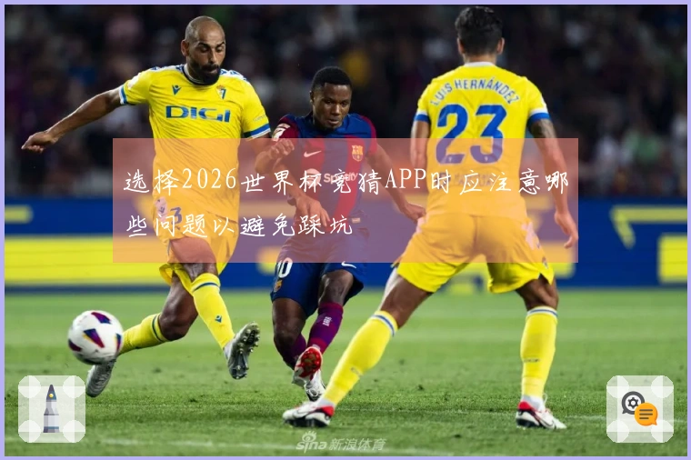 选择2026世界杯竞猜APP时应注意哪些问题以避免踩坑